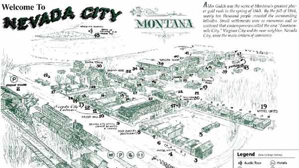 Nevada City Map