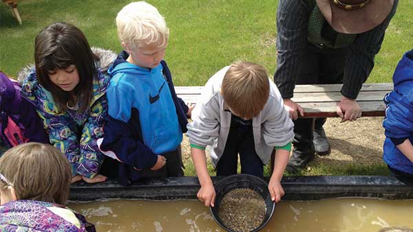 Gold Panning at the River of Gold Museum and Gift Shop