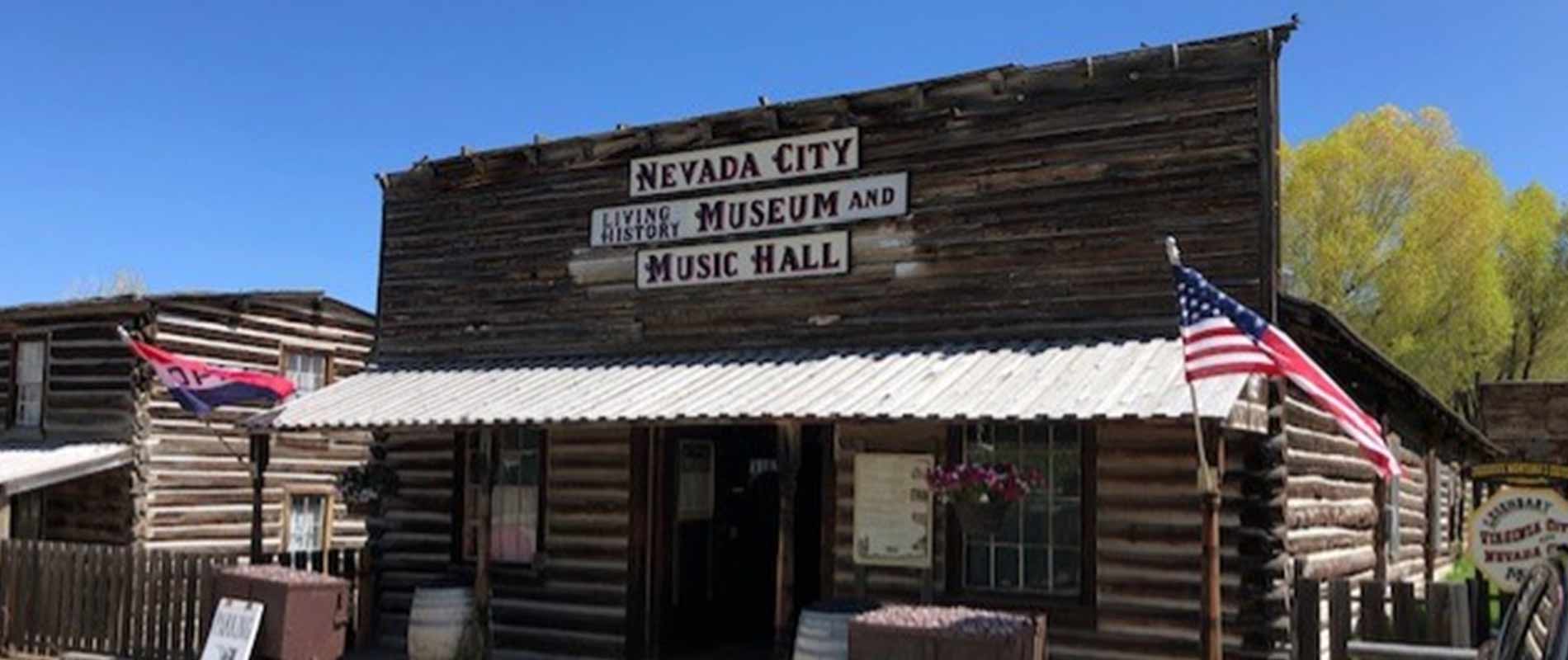 Nevada City Old Town Museum Entrance 