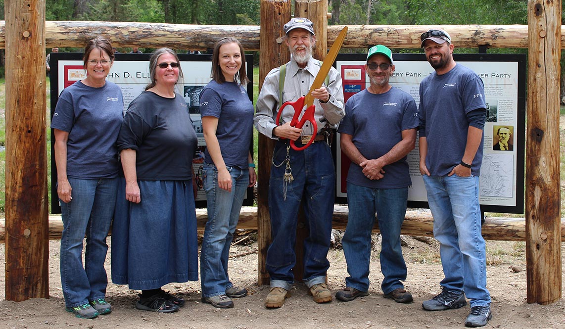 Dedication at Discovery Park with John Ellingsen